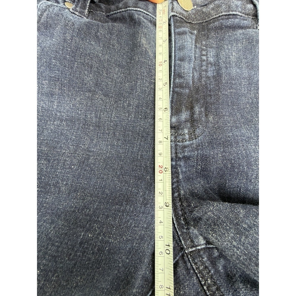 CAbi Trouser Jeans Womens Size 8 Dark Wash Bootcut Stretch Denim - Picture 8 of 9